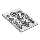 Carnet Tribal autochtone Abstrait (Côté Droit)