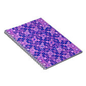 Carnet Tribal Batik - tons violets (Côté Droit)