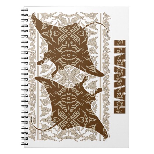 Carnet Tribal-Manta-Ray (Devant)
