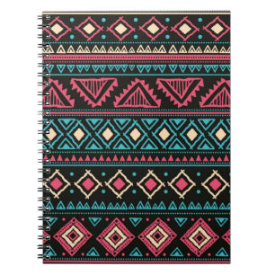 Carnet Tribal vintage ethnique motif homogène
