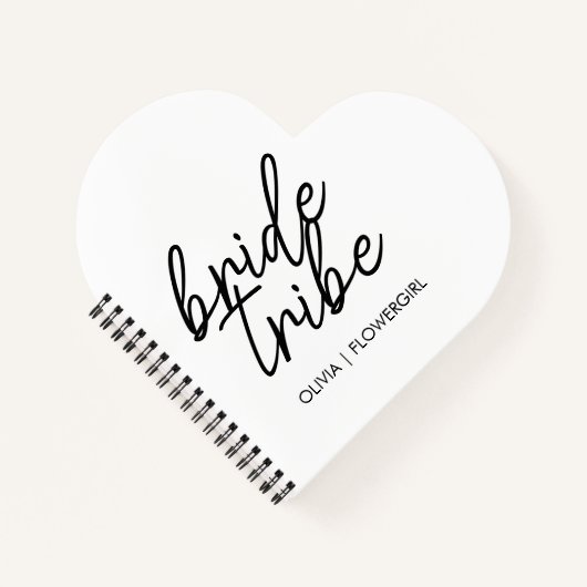 Carnet Tribe de mariée | Fleur Mariage Fille Moderne (Devant)
