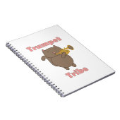 Carnet Tribu de Trompette Chat Mignon Rose (Côté Droit)