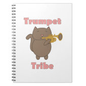 Carnet Tribu de Trompette Chat Mignon Rose (Devant)
