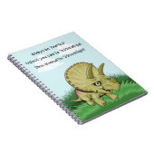Carnet Triceratops (Côté Droit)