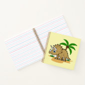 Carnet Tricératops Dans Un Climat Tropical. (Intérieur)