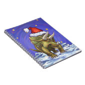 Carnet Tricératops Noël (Côté Droit)