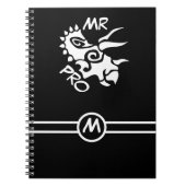 Carnet Tricératops White Mister Pro (Devant)
