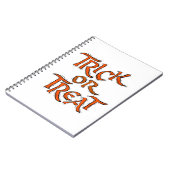 Carnet Trick Halloween ou Traiter les mots (Côté gauche)