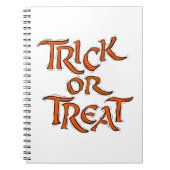 Carnet Trick Halloween ou Traiter les mots (Devant)