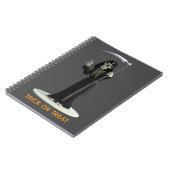 Carnet Trick or Treat. Cartoon Grim Reaper (Côté gauche)