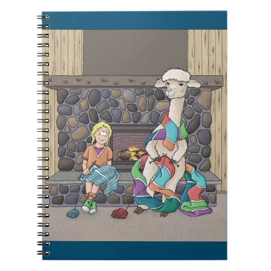 Carnet Tricot d'alpaca (Devant)