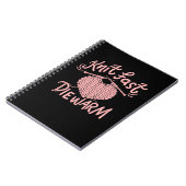 Carnet Tricot Funny Knitter (Côté gauche)