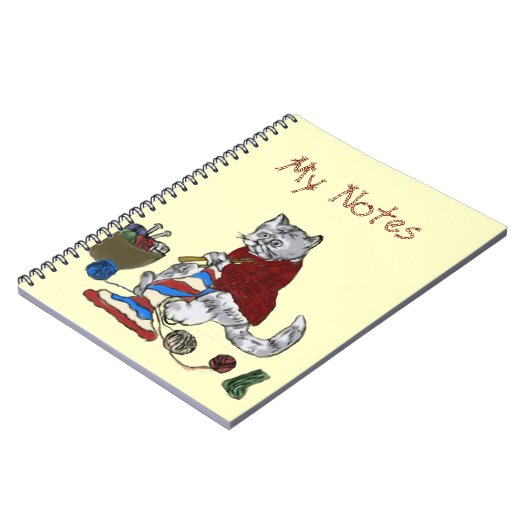 Carnet Tricot Kitten - Notes (Côté gauche)