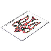 Carnet Trident de l'emblème national ukrainien tryzub sty (Côté gauche)