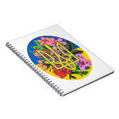 Carnet Trident ukrainien et drapeau de l'Ukraine avec des (Côté Droit)