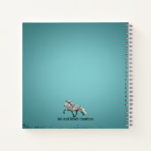 Carnet Trio à Tolt - chevaux islandais (Dos)