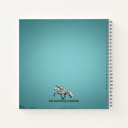 Carnet Trio à Tolt - chevaux islandais (Dos)