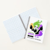 Carnet Trio coloré stylisé de femmes IWD 2025 (Intérieur)