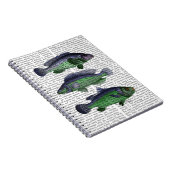 Carnet Trio poisson bleu et vert (Côté Droit)
