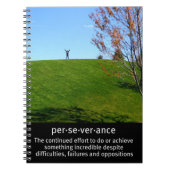 Carnet Triomphe et persévérance (Devant)