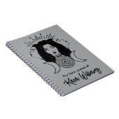 Carnet Triple déesse Hecate Noir et gris Wicca Tarot (Côté Droit)