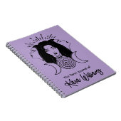 Carnet Triple déesse Hécate Noir & Violet Wicca Tarot (Côté Droit)