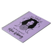 Carnet Triple déesse Hécate Noir & Violet Wicca Tarot (Côté gauche)