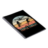 Carnet Triple Menace - Athlète de triathlon (Côté Droit)