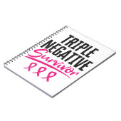 Carnet Triple survivant négatif TNBC Cancer du sein (Côté gauche)