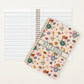 Carnet Trippy Boho Psychedelic Champignon et yeux (À l'intérieur)