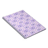 Carnet Trippy Weird Eye Motif - Pastel Purple et Rose (Côté Droit)