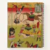 Carnet Triptych Print Montre Le Cirque À Yasukuni Jinja (Dos)