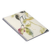 Carnet Triptyque de branche feuille aquarelle (Côté Droit)