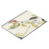 Carnet Triptyque de branche feuille aquarelle (Côté gauche)