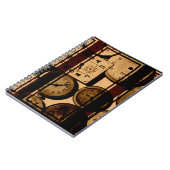 Carnet Triptyque de vieille montre (Côté gauche)