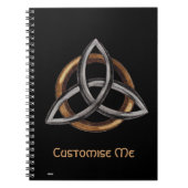 Carnet Triquetra (Brown/Argent) (Devant)