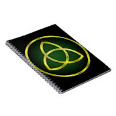 Carnet triquetra or et vert (Côté Droit)