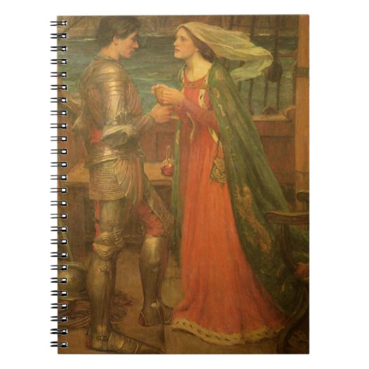 Carnet Tristan et Iseult par John William Waterhouse (Devant)