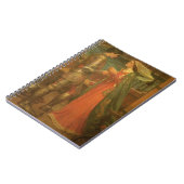 Carnet Tristan et Isolde par John William Waterhouse (Côté gauche)