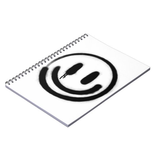 Carnet triste émoticône sourire (Côté gauche)