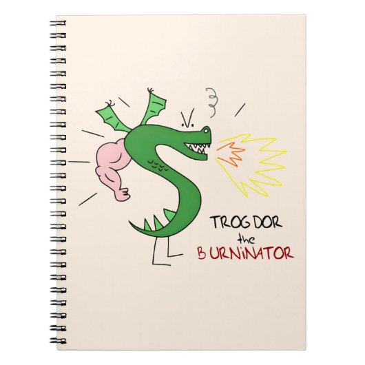 Carnet Trogdor le Brûleur (Devant)