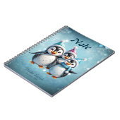 Carnet Trois adorables pingouins (Côté gauche)