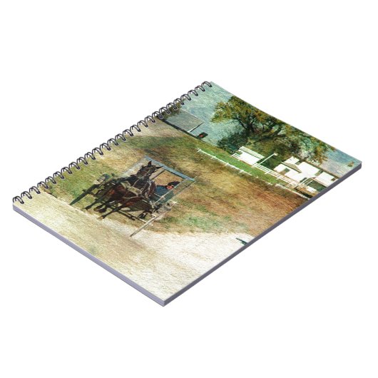 Carnet Trois boguets amish (Côté gauche)