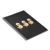 Carnet Trois Canetons Marchant en Rang – Mignon (Côté Droit)