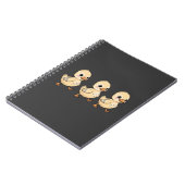 Carnet Trois Canetons Marchant en Rang – Mignon (Côté gauche)