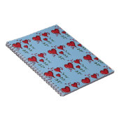 Carnet Trois Coeurs mignons (Côté Droit)