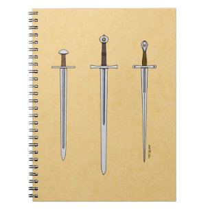 Carnet Trois épées médiévales 2016