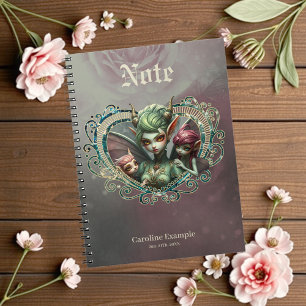 Carnet Trois fées les compagnons du coeur magique