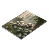 Carnet Trois mignons Pandas (Côté gauche)