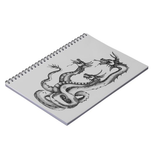 Carnet Trois modèles d'hydre à tête (Côté gauche)